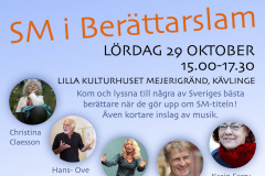 Poster SM Berättarslam 2016